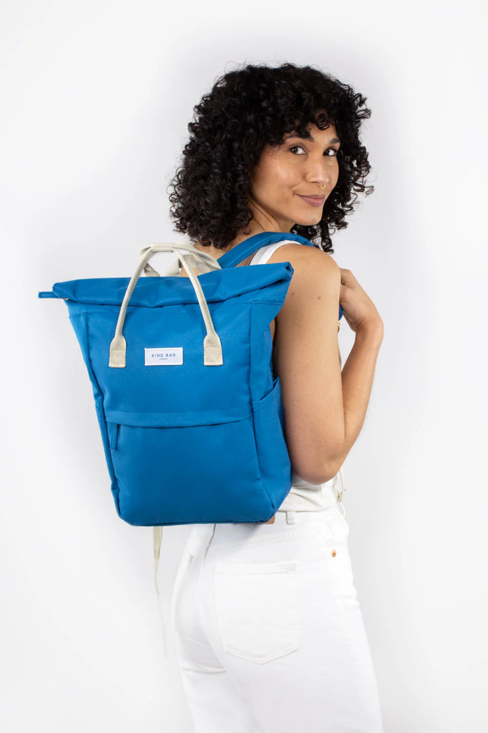Kind Bag Backpack Medium Petrol Blue