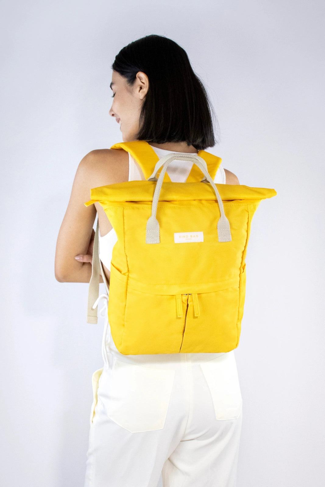 Kind Bag Backpack Medium Tuscan Yellow Sun