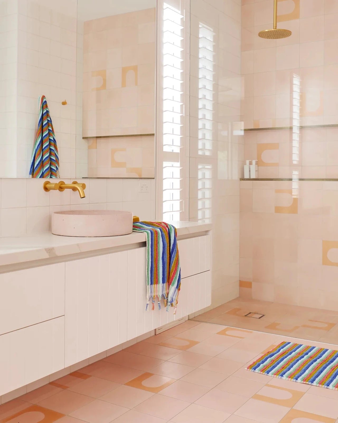 Kip & Co Madeira Stripe Turkish Bath Mat