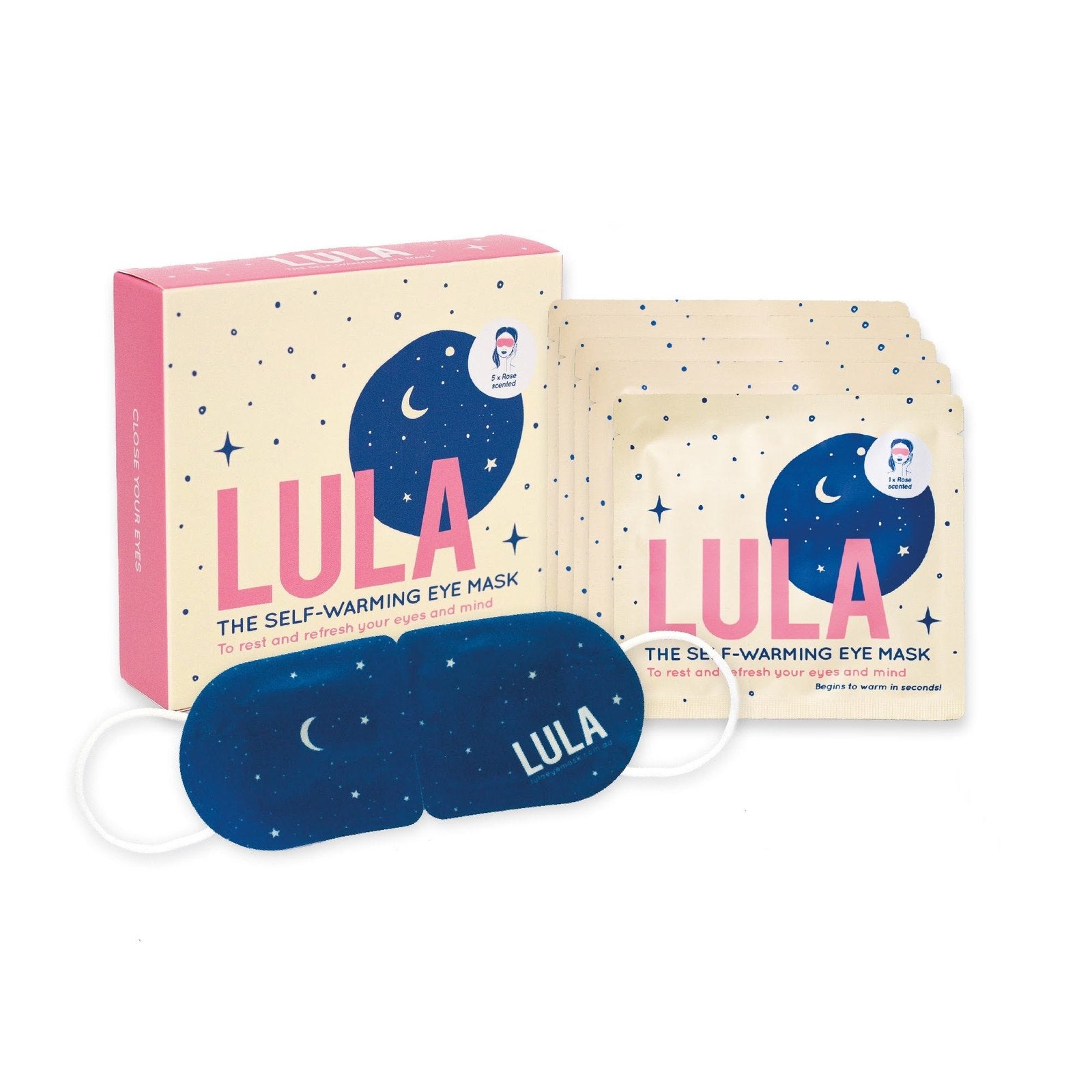Lula Self Warming Eye Mask Set