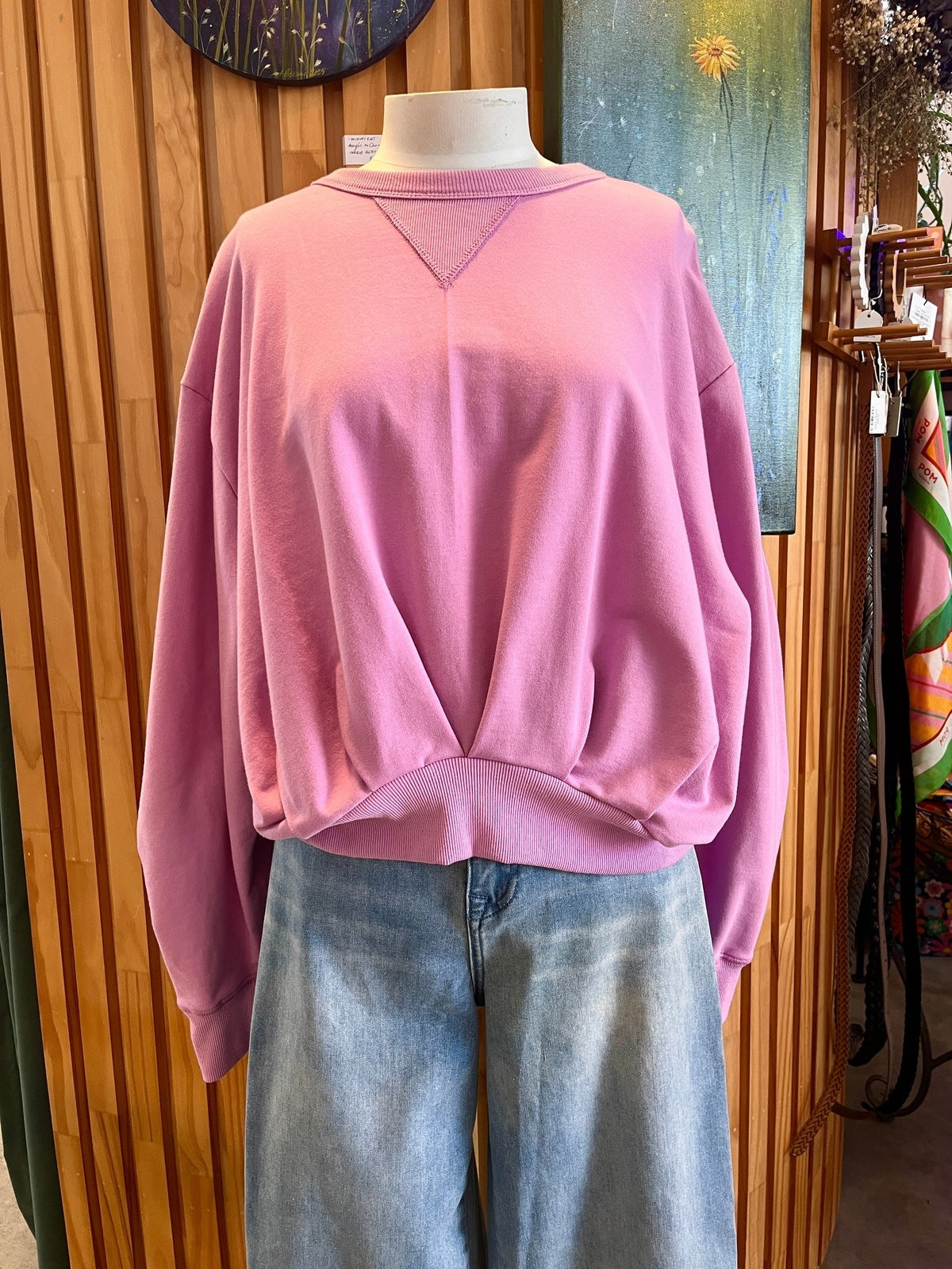 M. A. Dainty Petal Sweater Musk #DTY04082