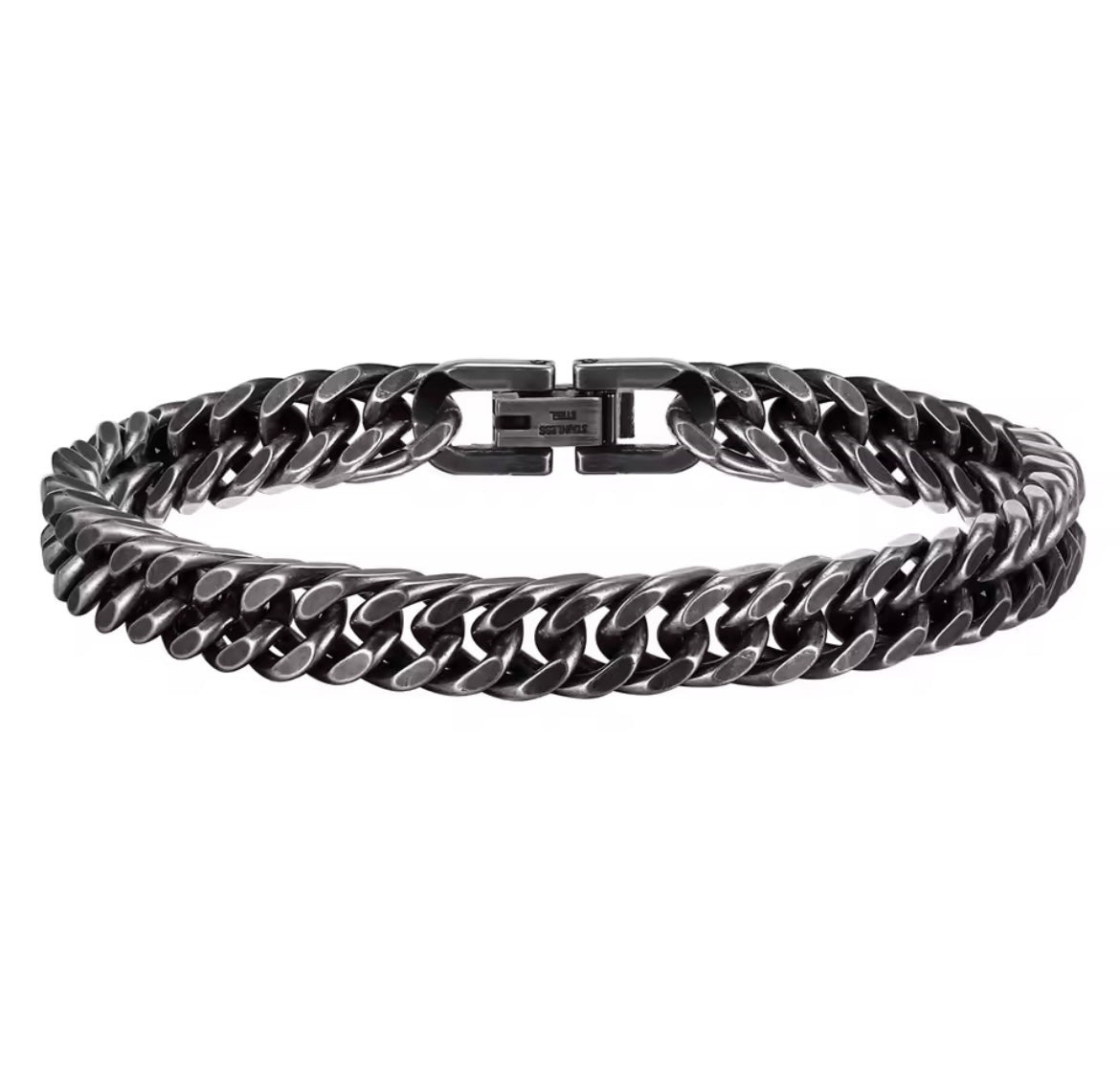 Mē the Label Cuban Link Chain Bracelet Stainless Steel