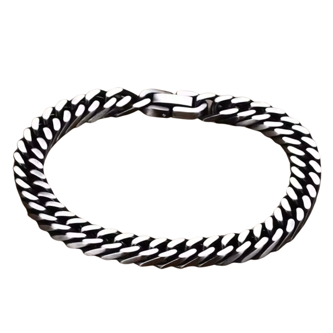 Mē the Label Cuban Link Chain Bracelet Stainless Steel
