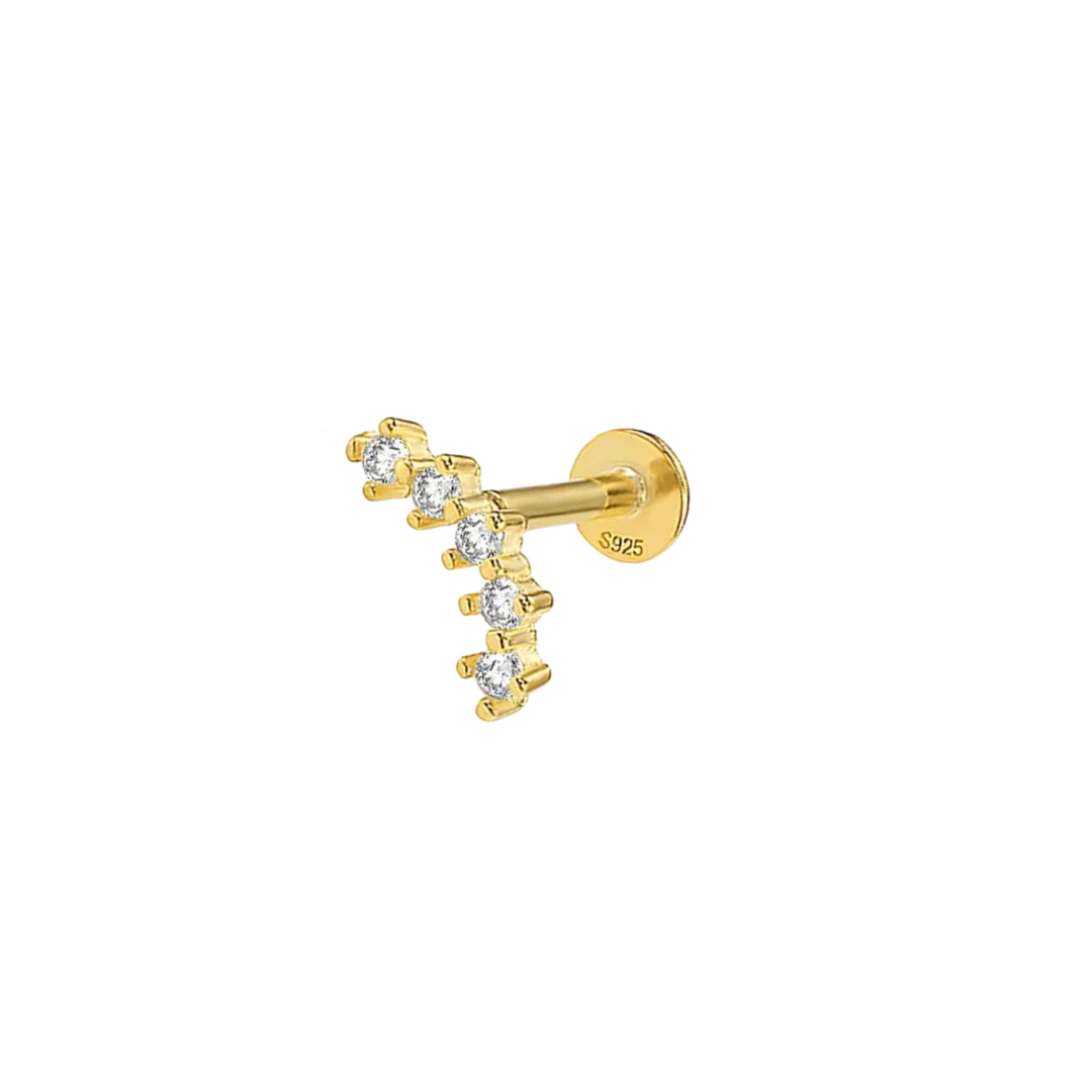 Mē the Label Single Celestial Stud Gold