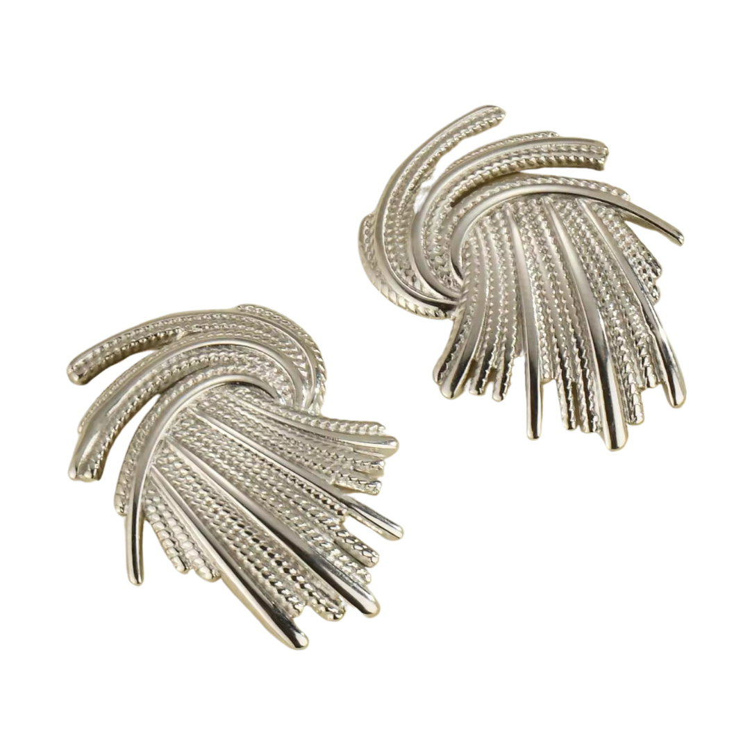 Mē the Label Twister Earrings Silver