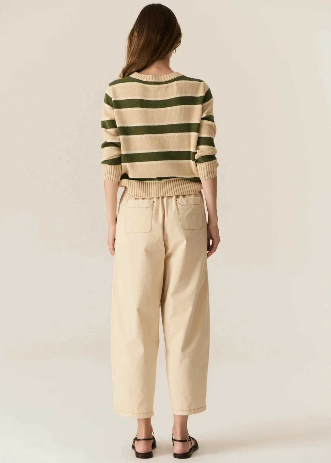 Pol Avrid Barrel Pant Pebble