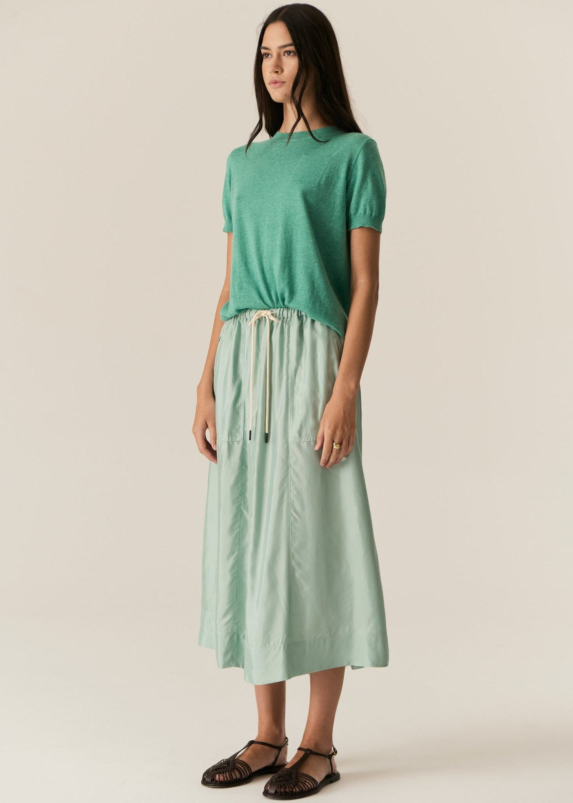 Pol Pax Pocket Tee Green