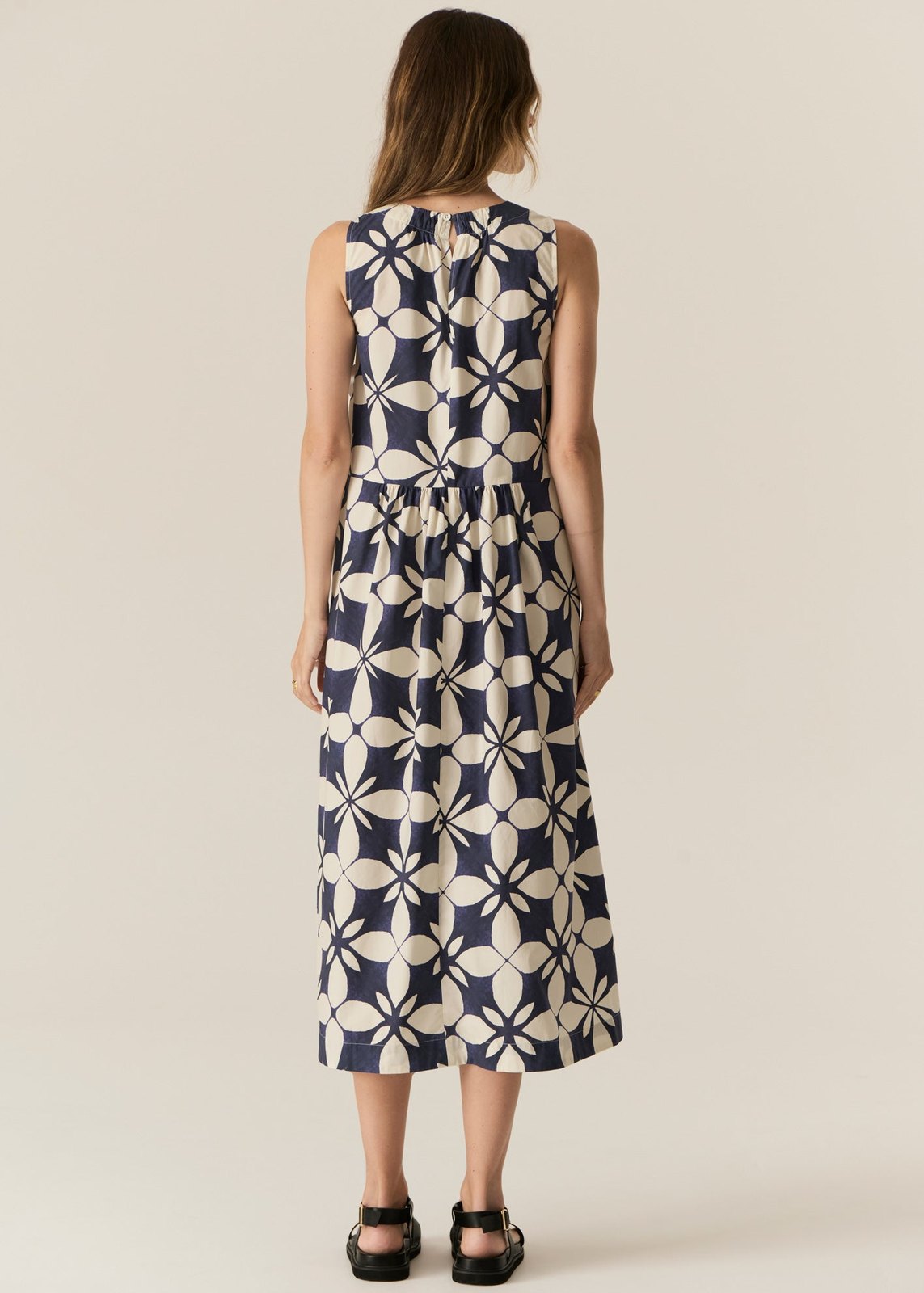 Pol Turin Tank Dress Blue Turin