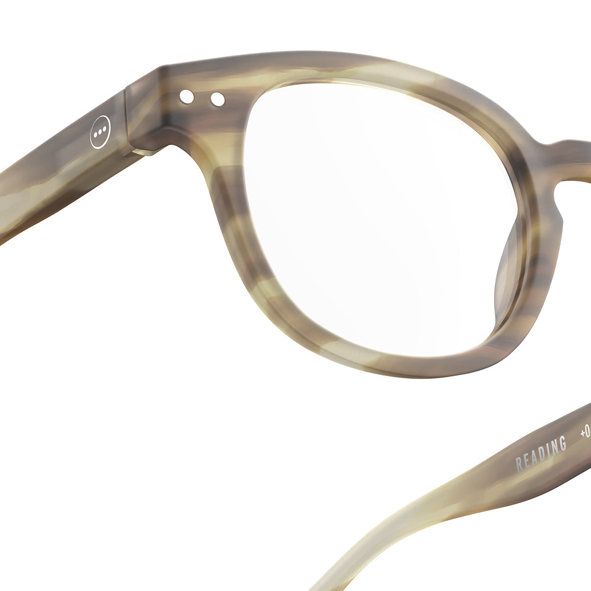 Izipizi #C Readers Velvet Club Smoky Brown