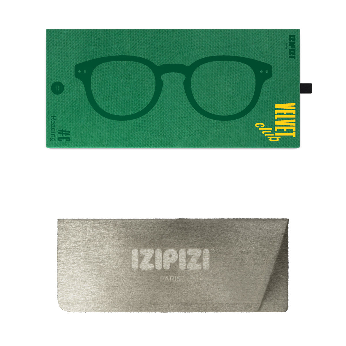 Izipizi #C Readers Velvet Club Smoky Brown