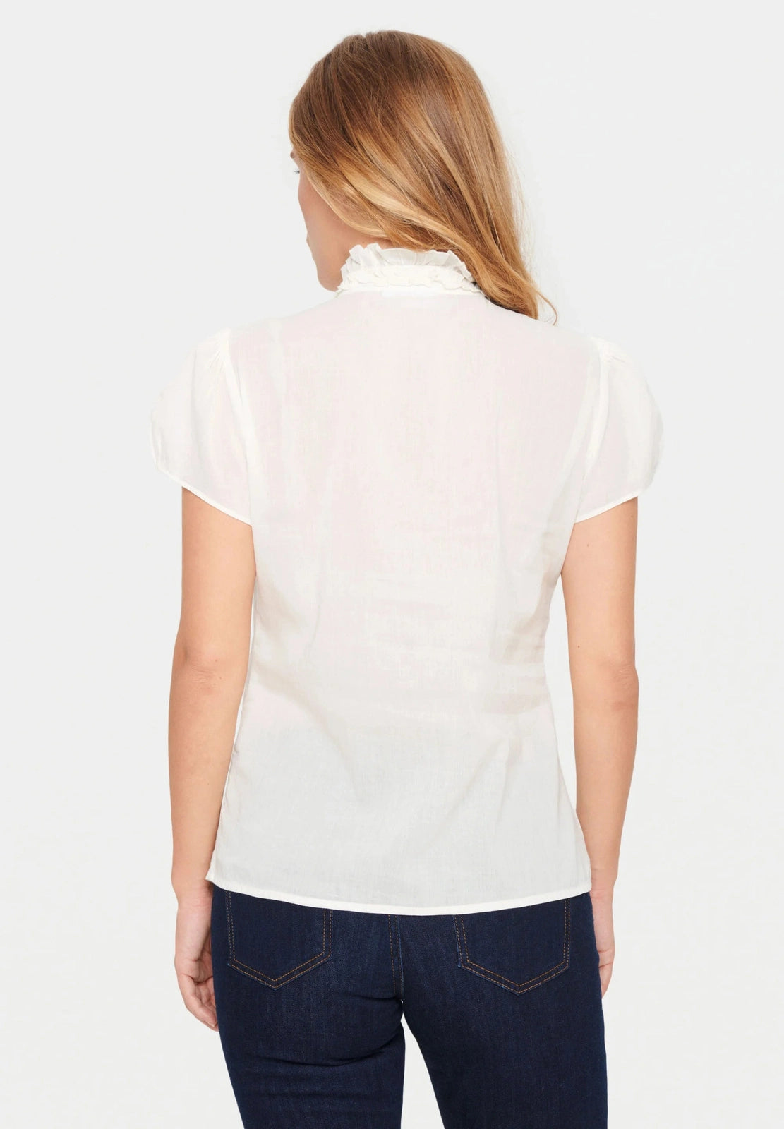 Saint Tropez Tilli SS Shirt Ice