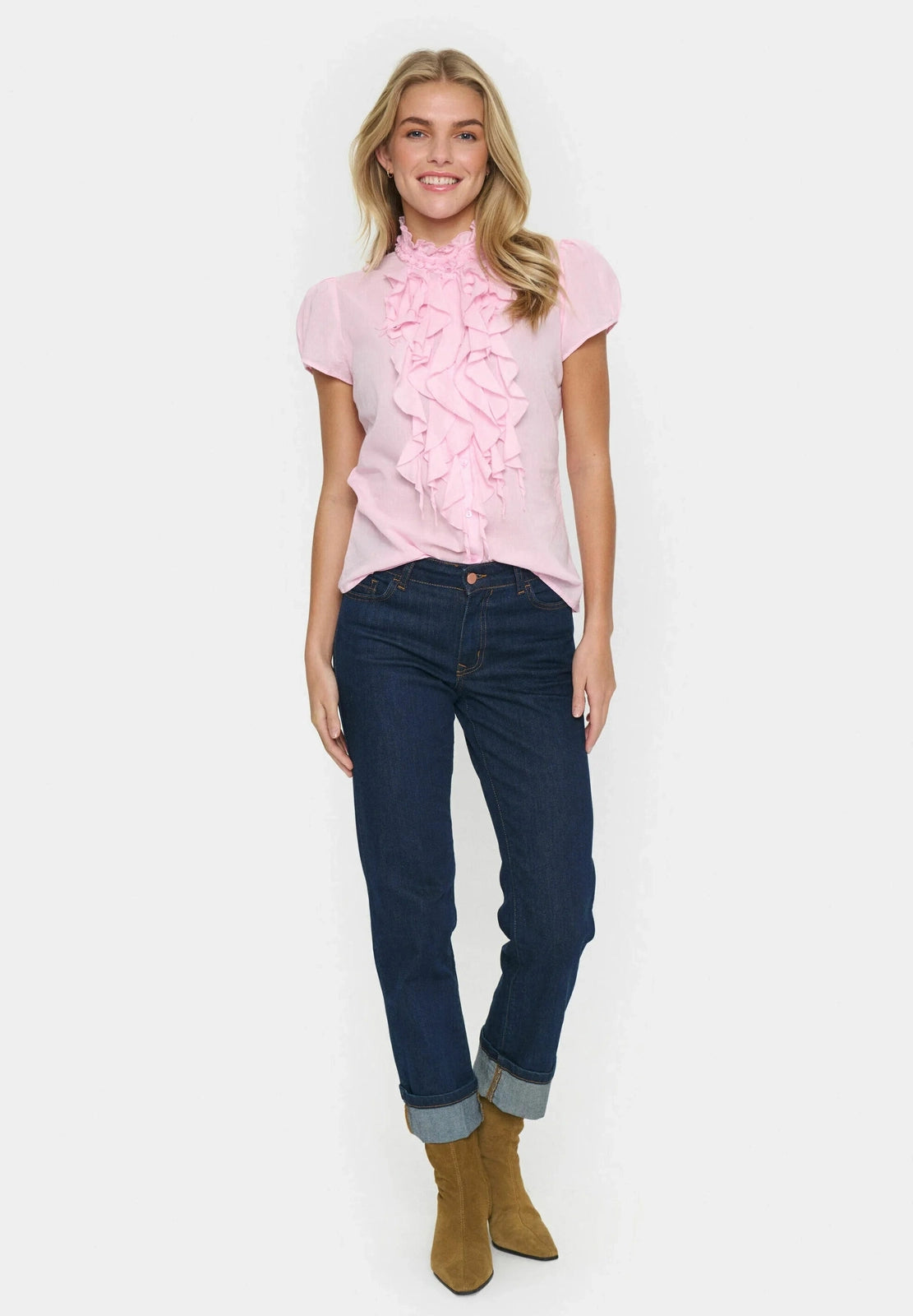 Saint Tropez Tilli SS Shirt Pink Nectar
