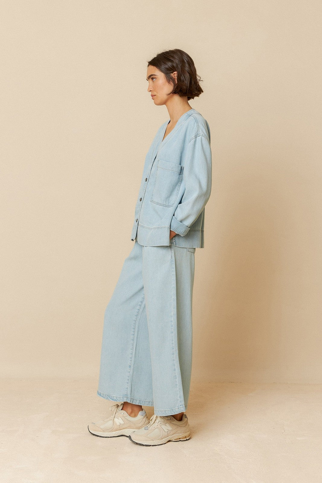 Indi & Cold VF105 Denim Effect Jacket Tejano