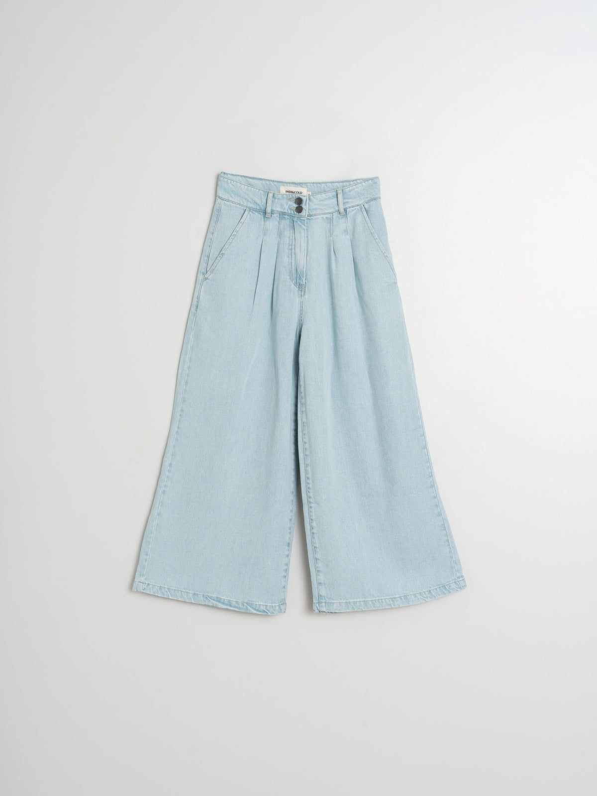 Indi & Cold VF107 Denim Effect Pants Tejano