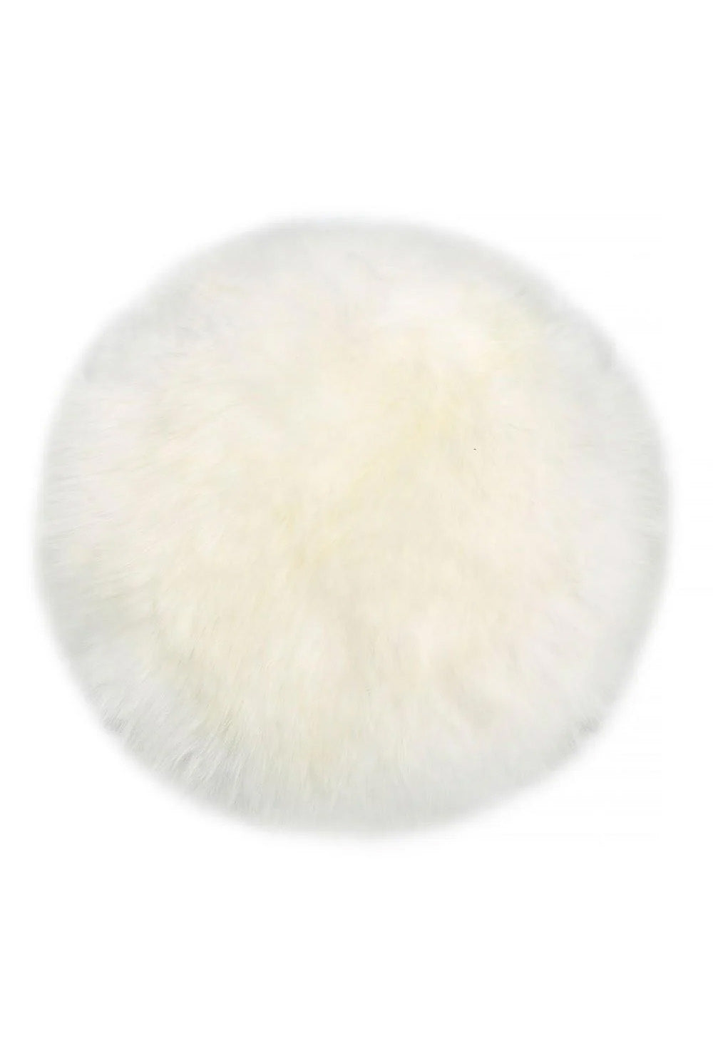 Fibre by Auskin Long Wool Plate Cushion Ivory