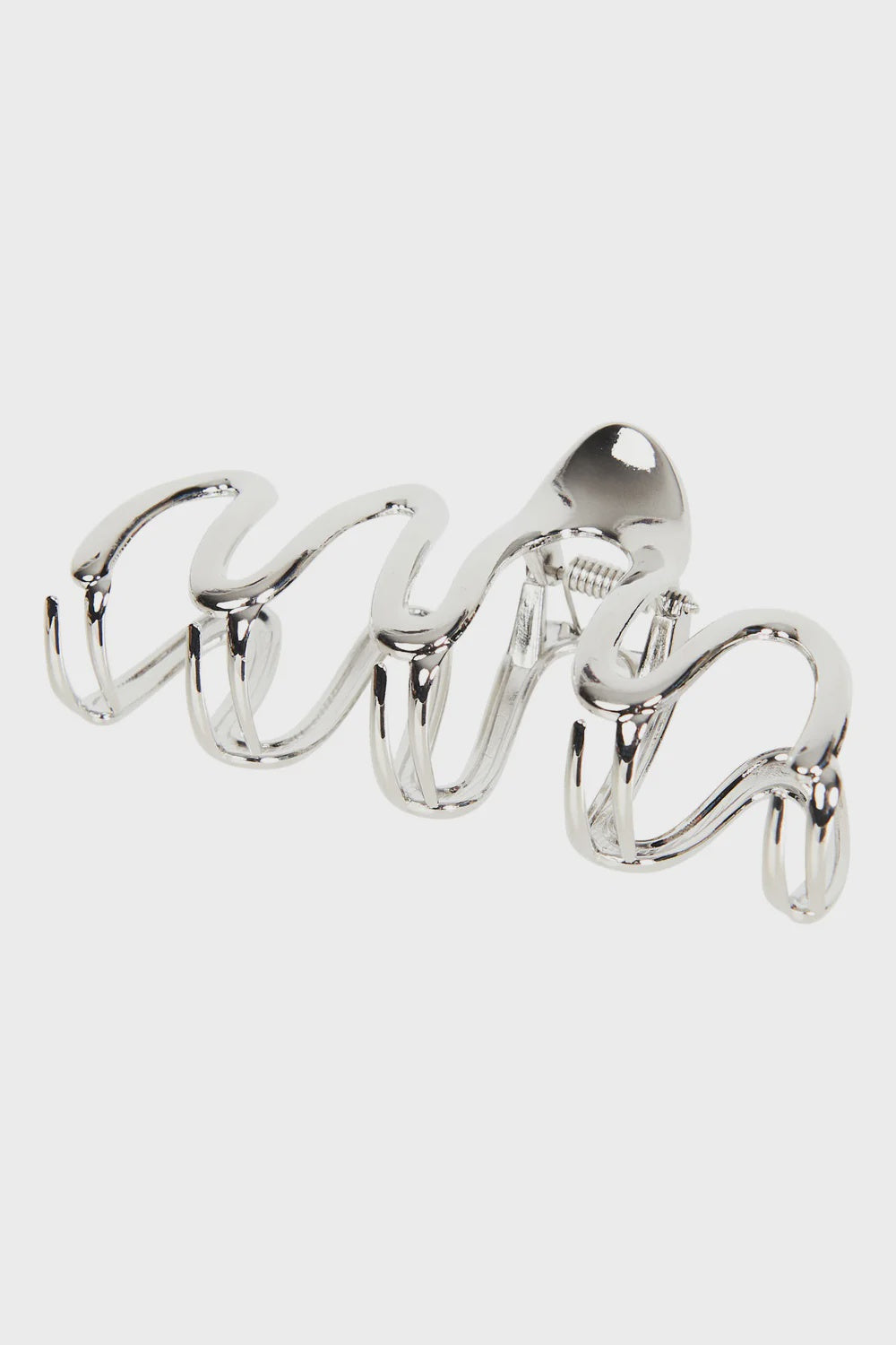 Eb & Ive Ivy Hair Claw Silver Organic