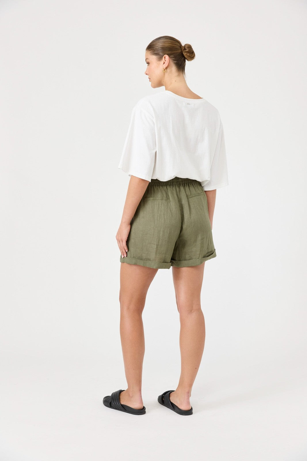 Eb & Ive Studio Short Khaki