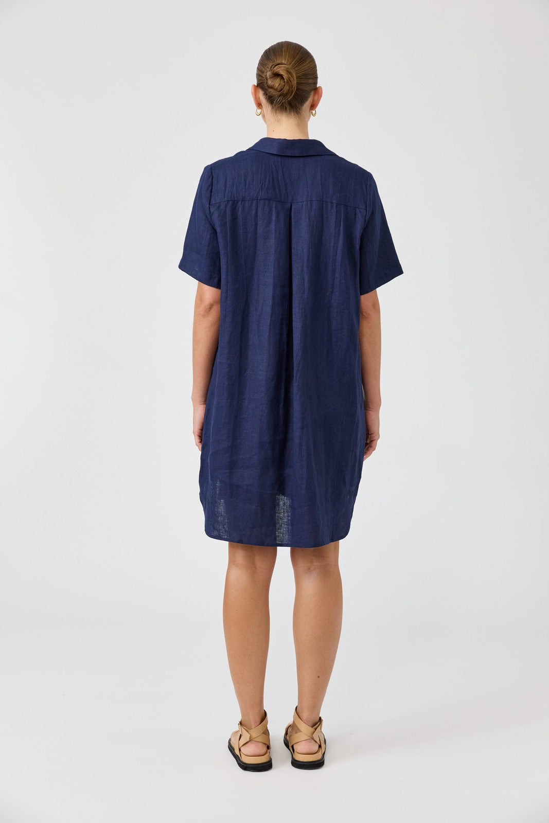 Eb & Ive Studio Short Shirt Dress Indigo