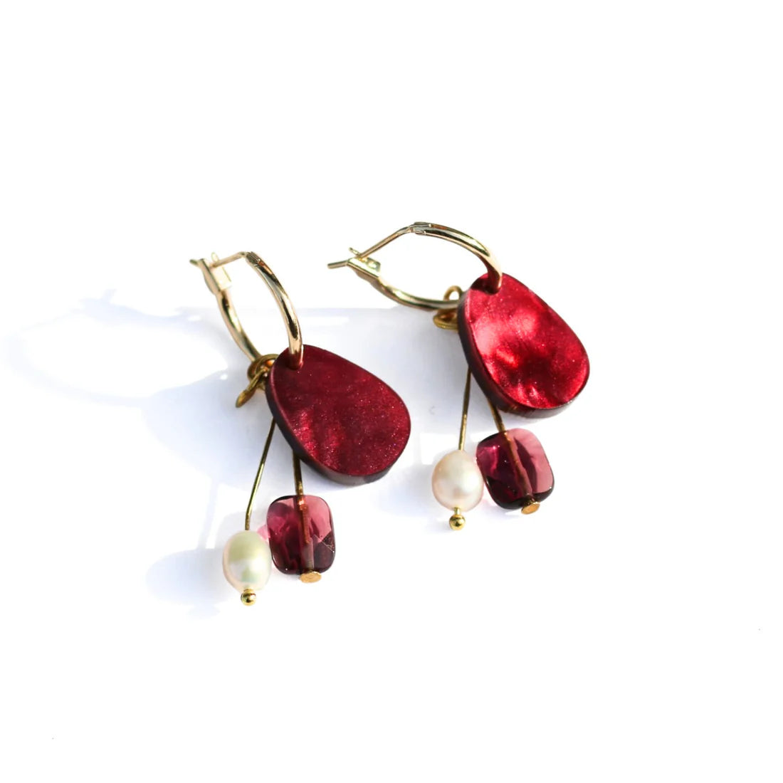 Hagen + Co Chloe Earrings Merlot