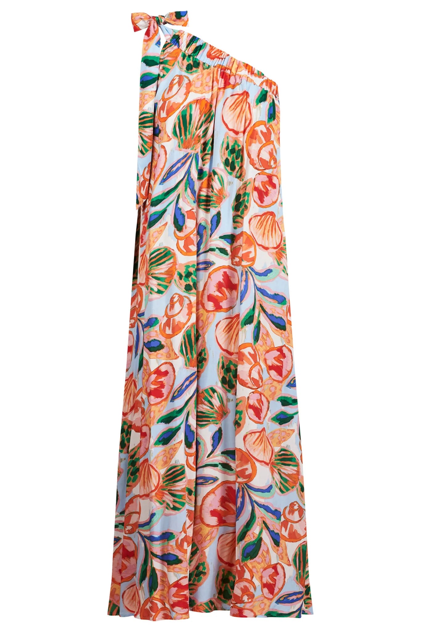 Haven Baja One Shoulder Dress Tide