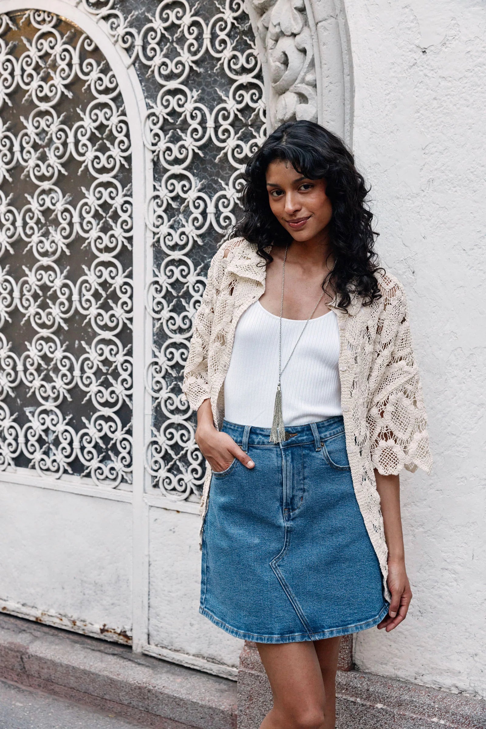 Isle of Mine Margot Denim Skirt Denim