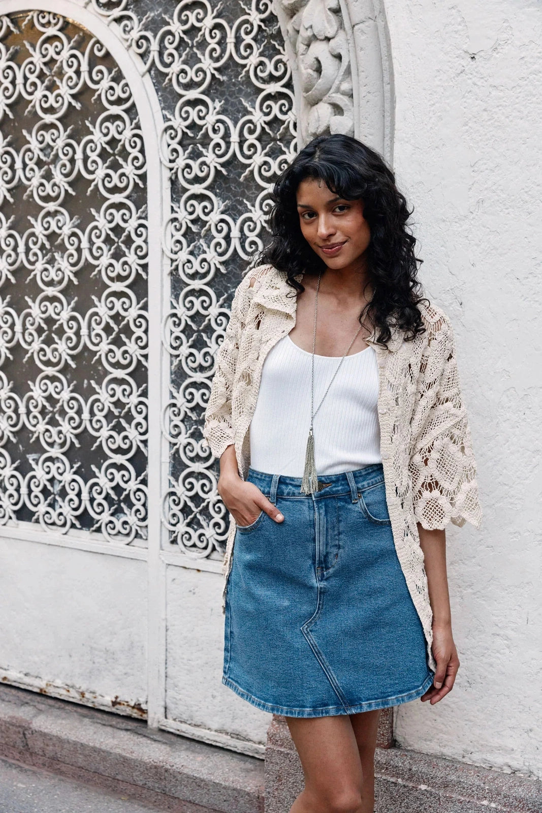 Isle of Mine Margot Denim Skirt Denim