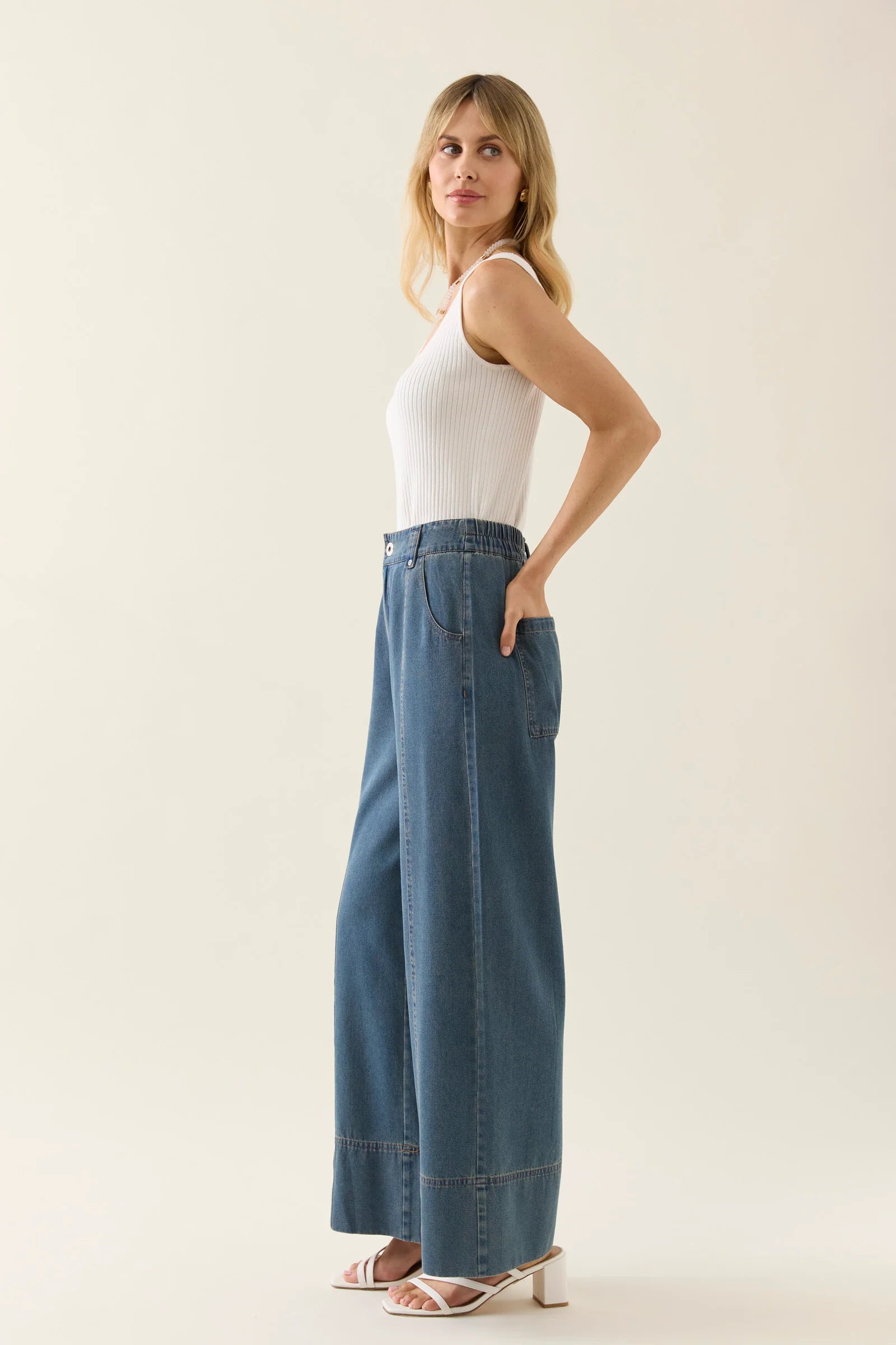 Isle of Mine Sofie Denim Pant Drift