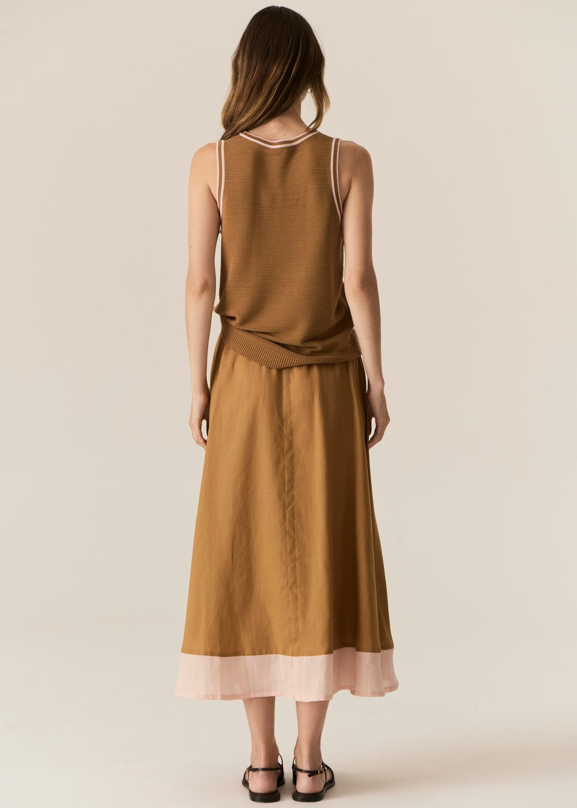 Pol Speck Skirt Ginger Pink
