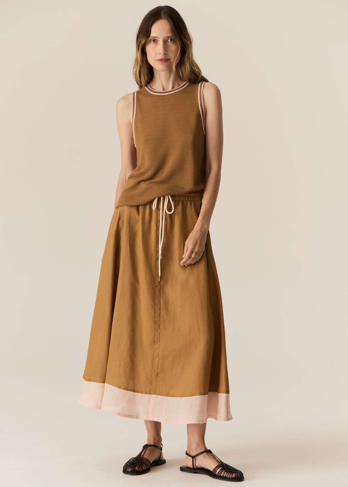 Pol Speck Skirt Ginger Pink