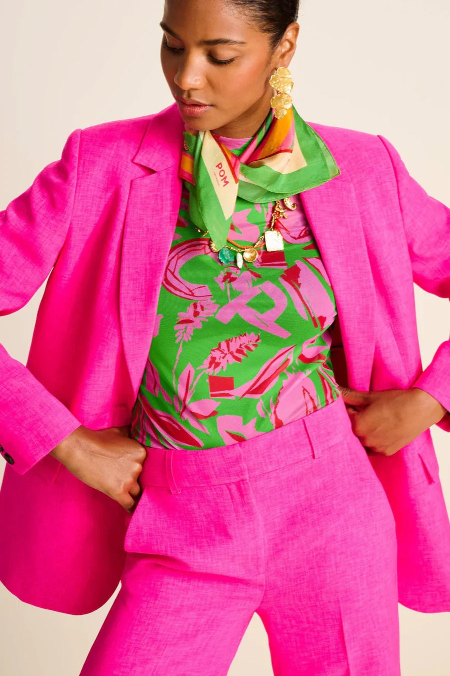 POM Cape Town Petite Silk Shawl