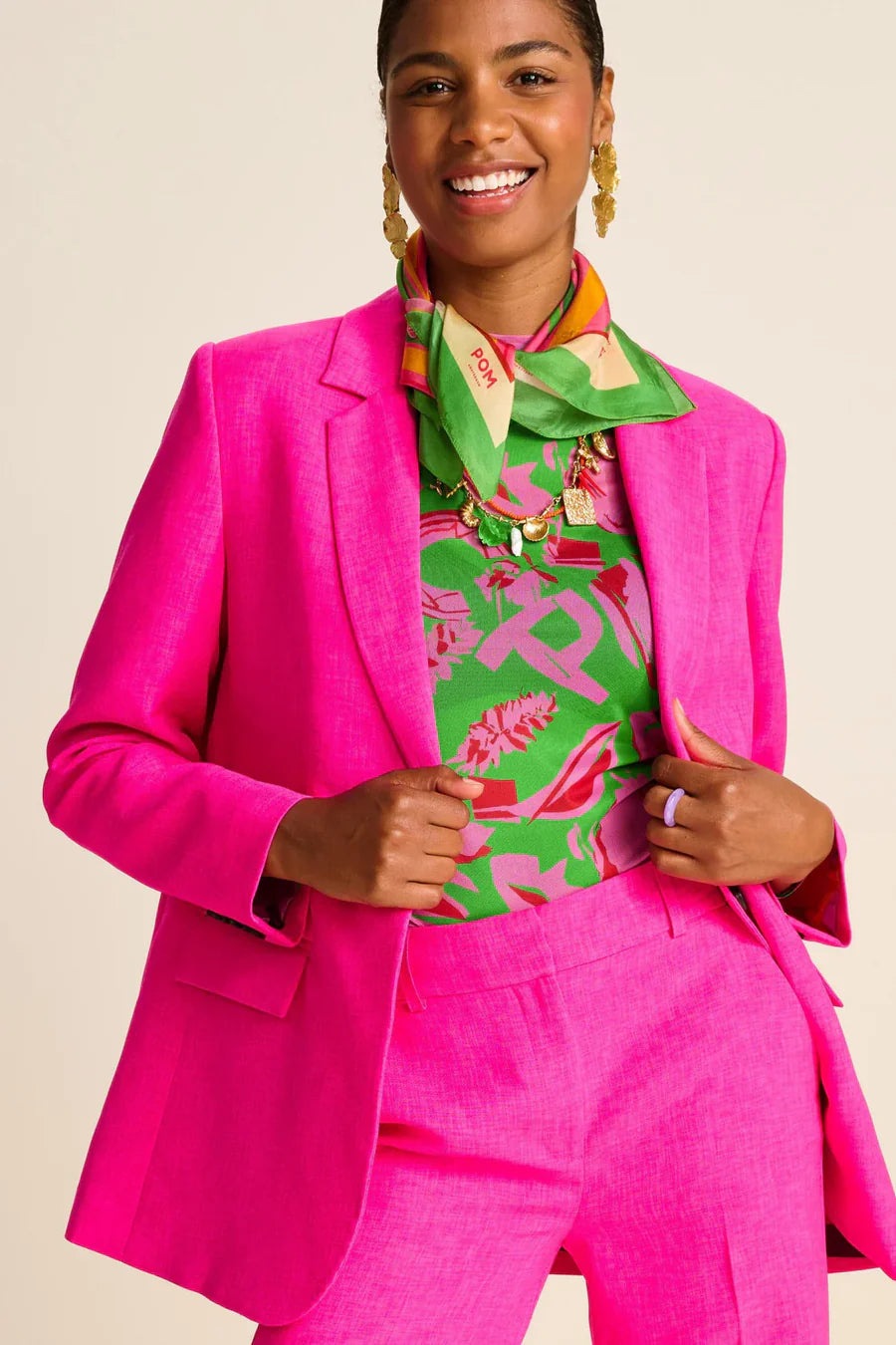 POM Cape Town Petite Silk Shawl