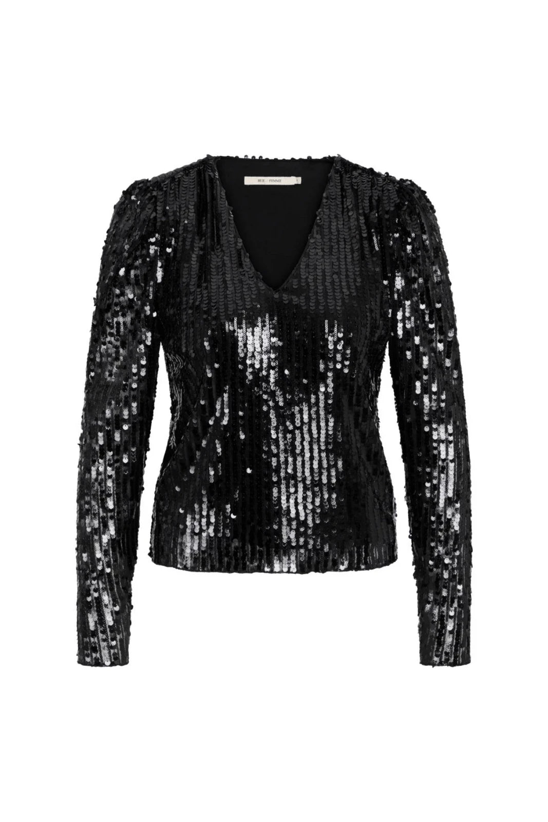 Rue de Femme Edda Blouse Black Sequin