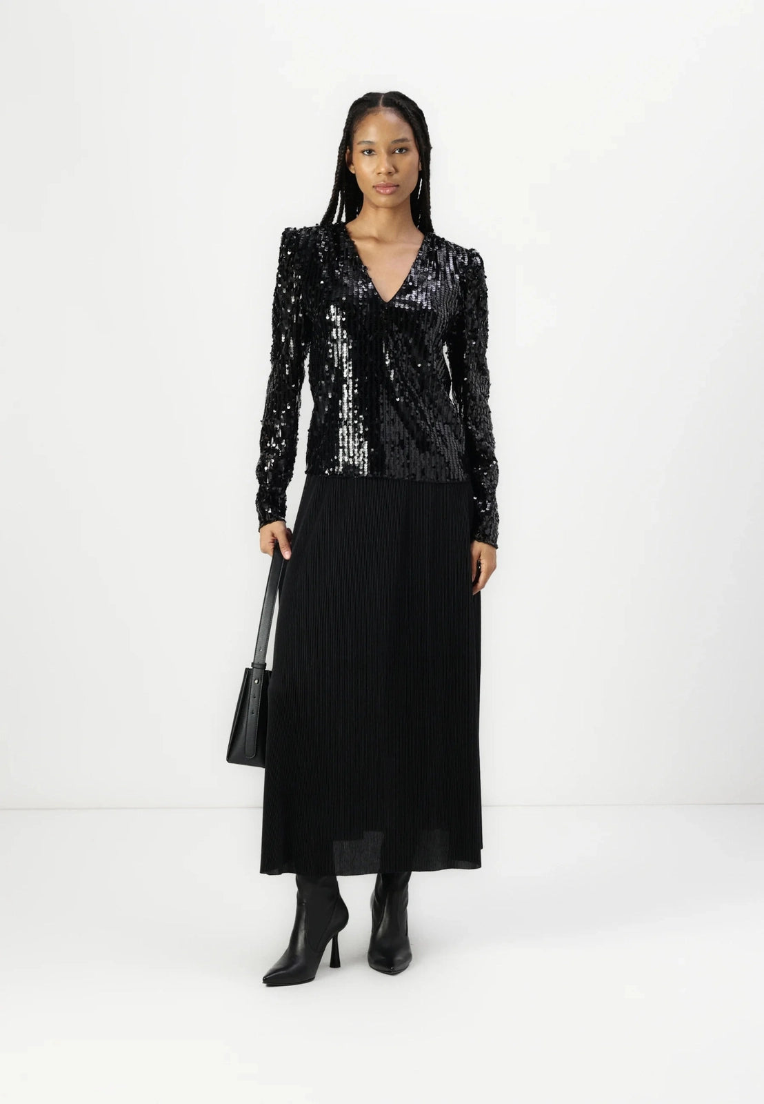 Rue de Femme Edda Blouse Black Sequin