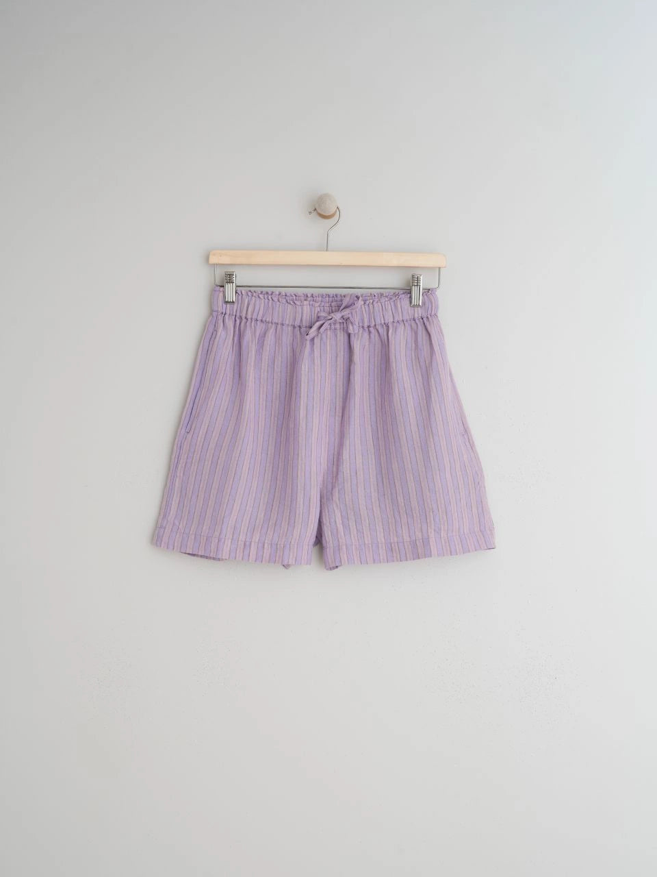 Indi + Cold Tricolor Stripe Shorts Lilac Jasper #KI256