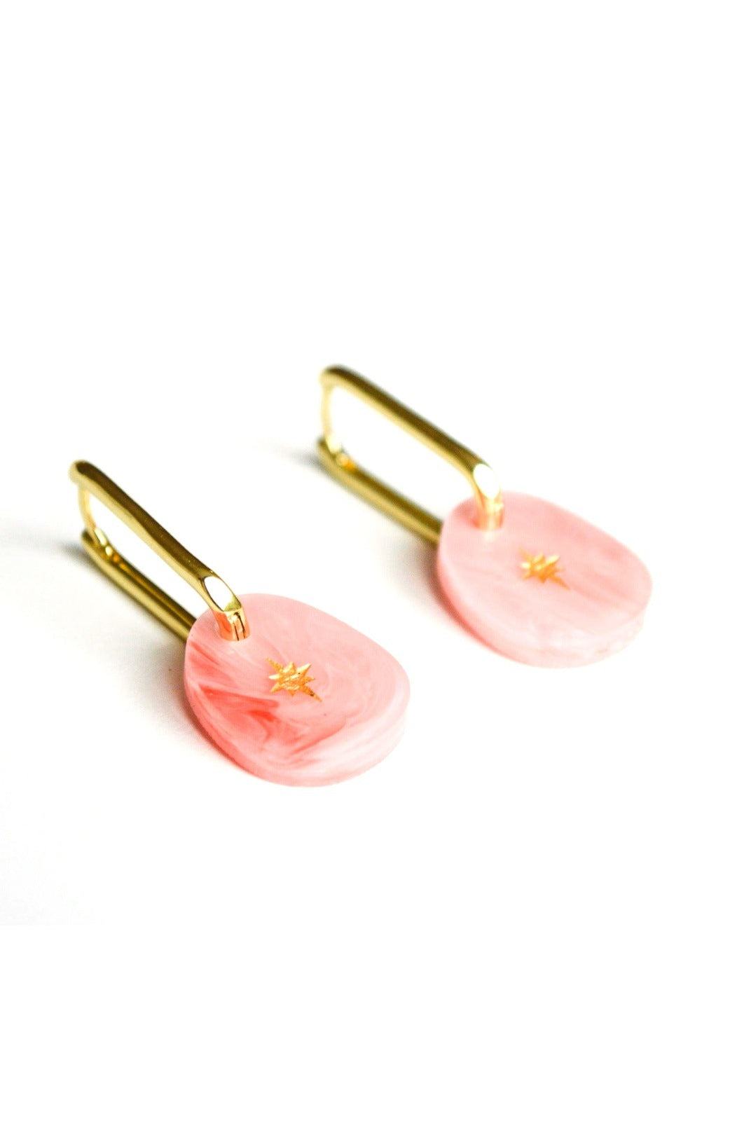 Hagen & Co Starlight Earrings Coral