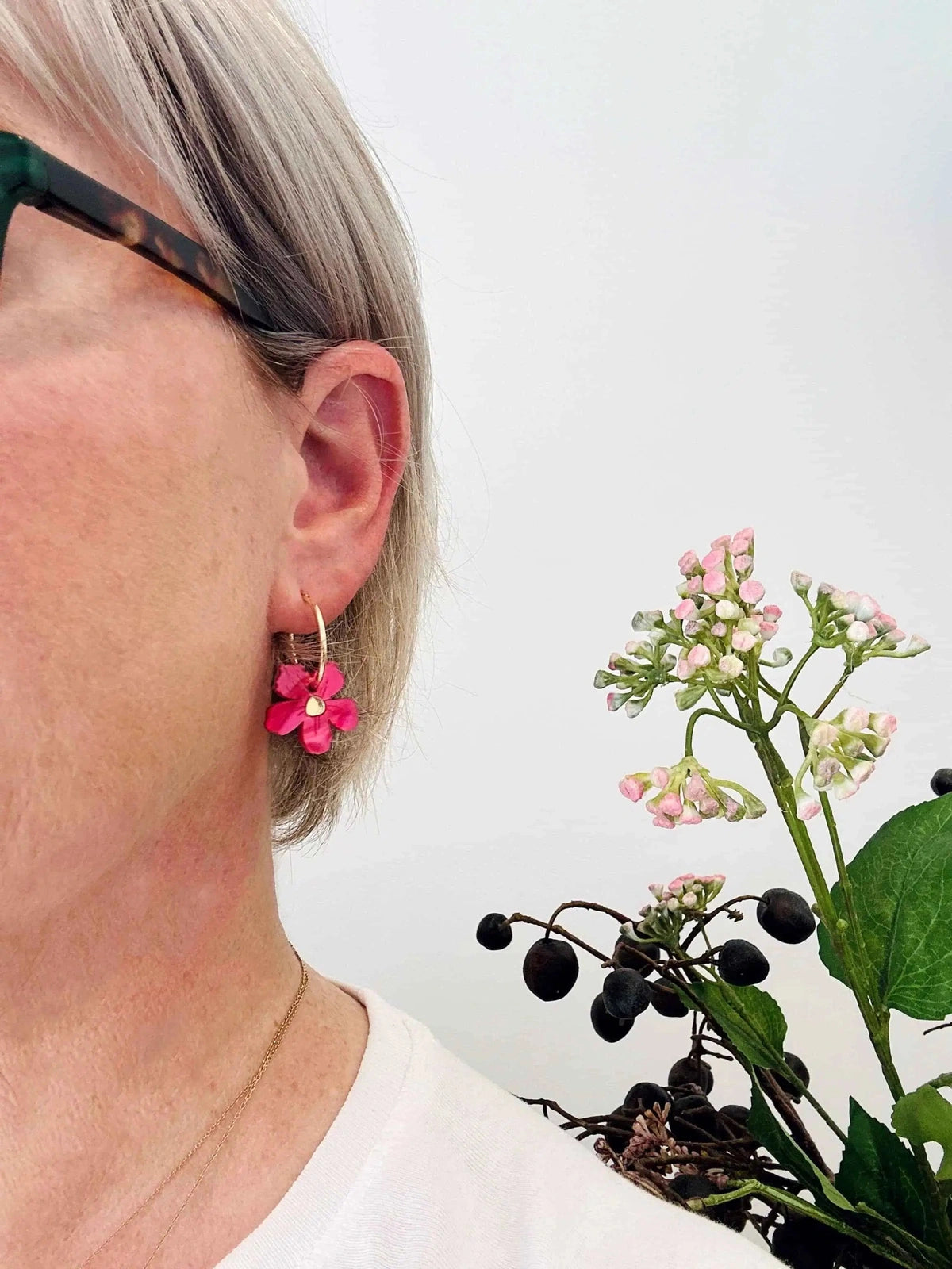 Hagen & Co Wildflowers Earrings Spearmint