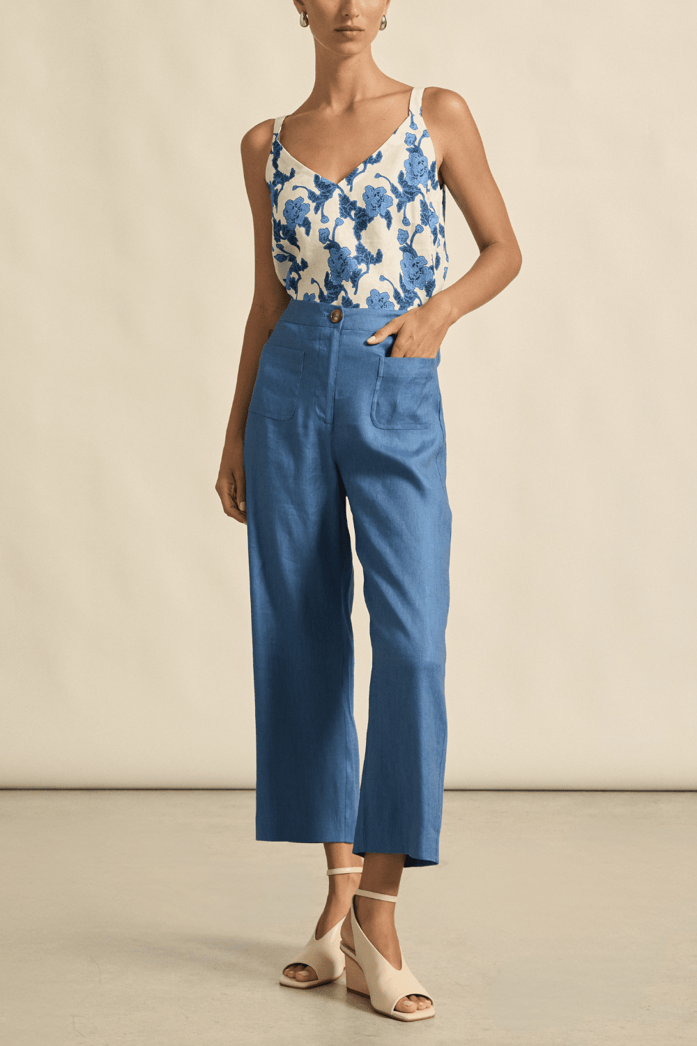 Zoe Kratzmann Memo Top Azure Bouquet