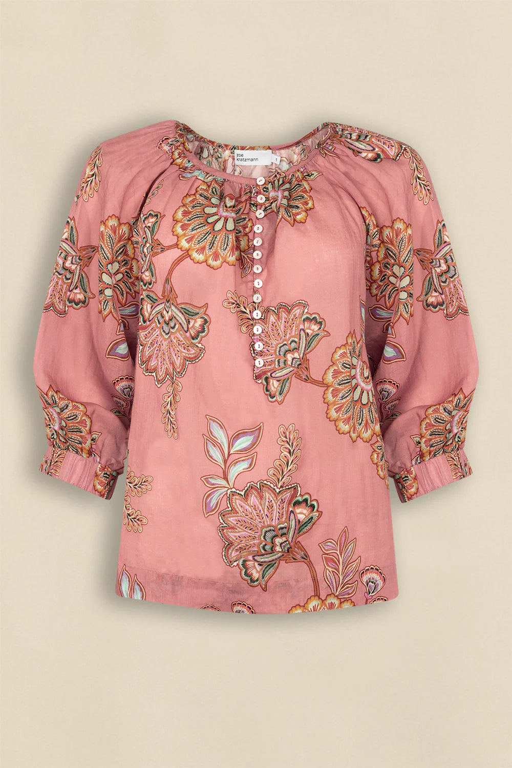 Zoe Kratzmann Tranquil Top Kgari Bloom