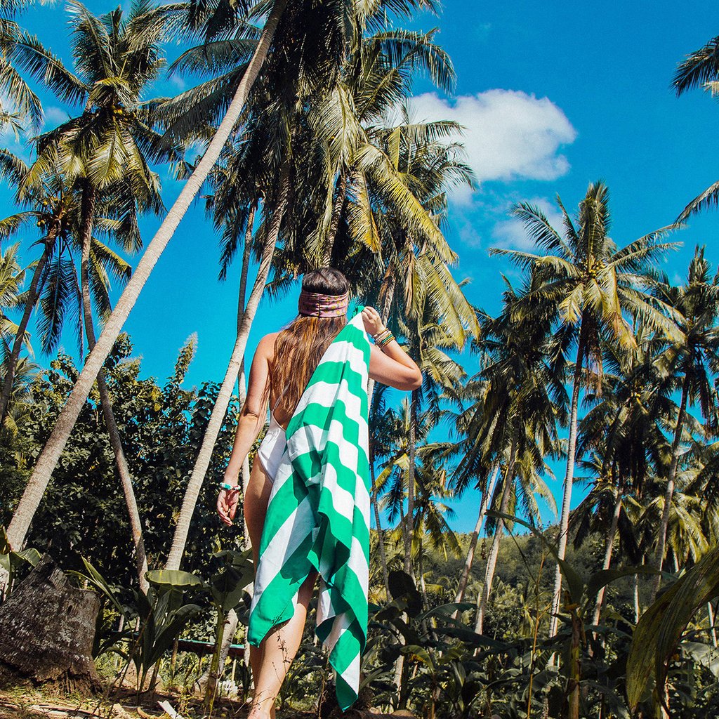 Dock & Bay Beach Towel Cancun Green Large