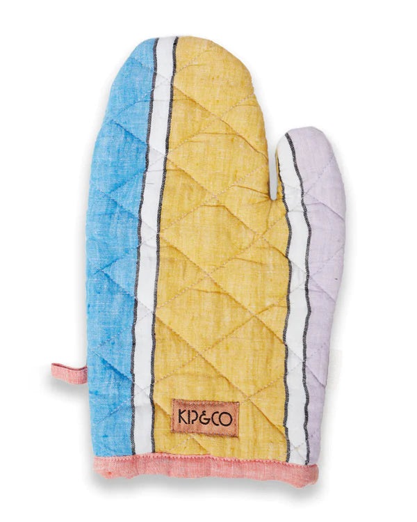 Kip & Co Majorca Stripe Oven Mitt OS