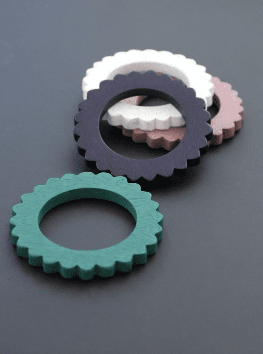 Elk Flor Bangle Navy