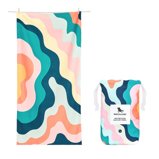 Dock & Bay Beach Towel Get Wavy L