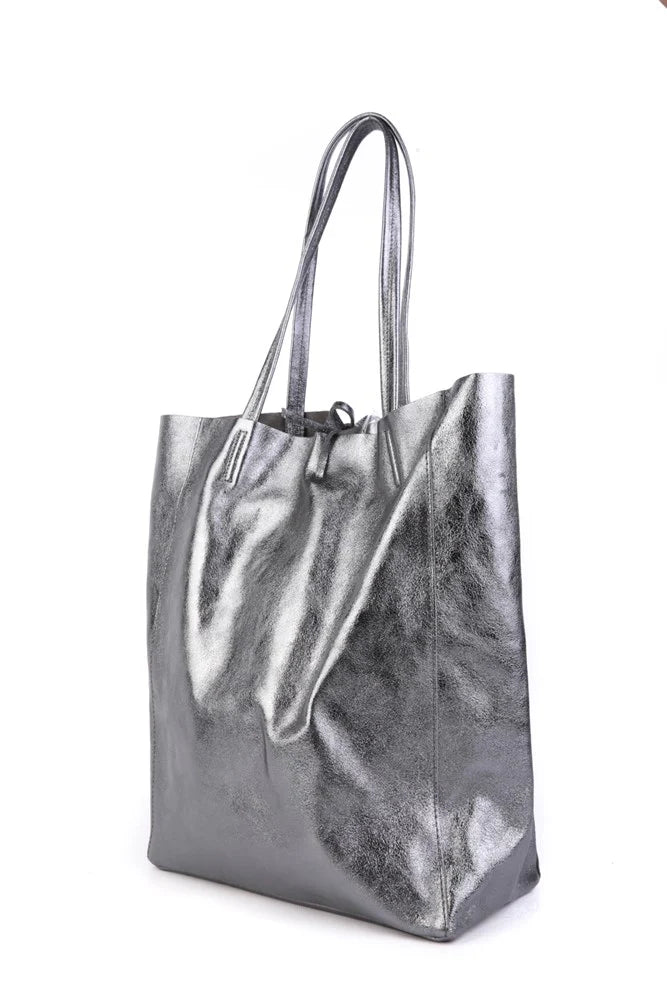 Maison Fanli Large Tote Metallic Grey