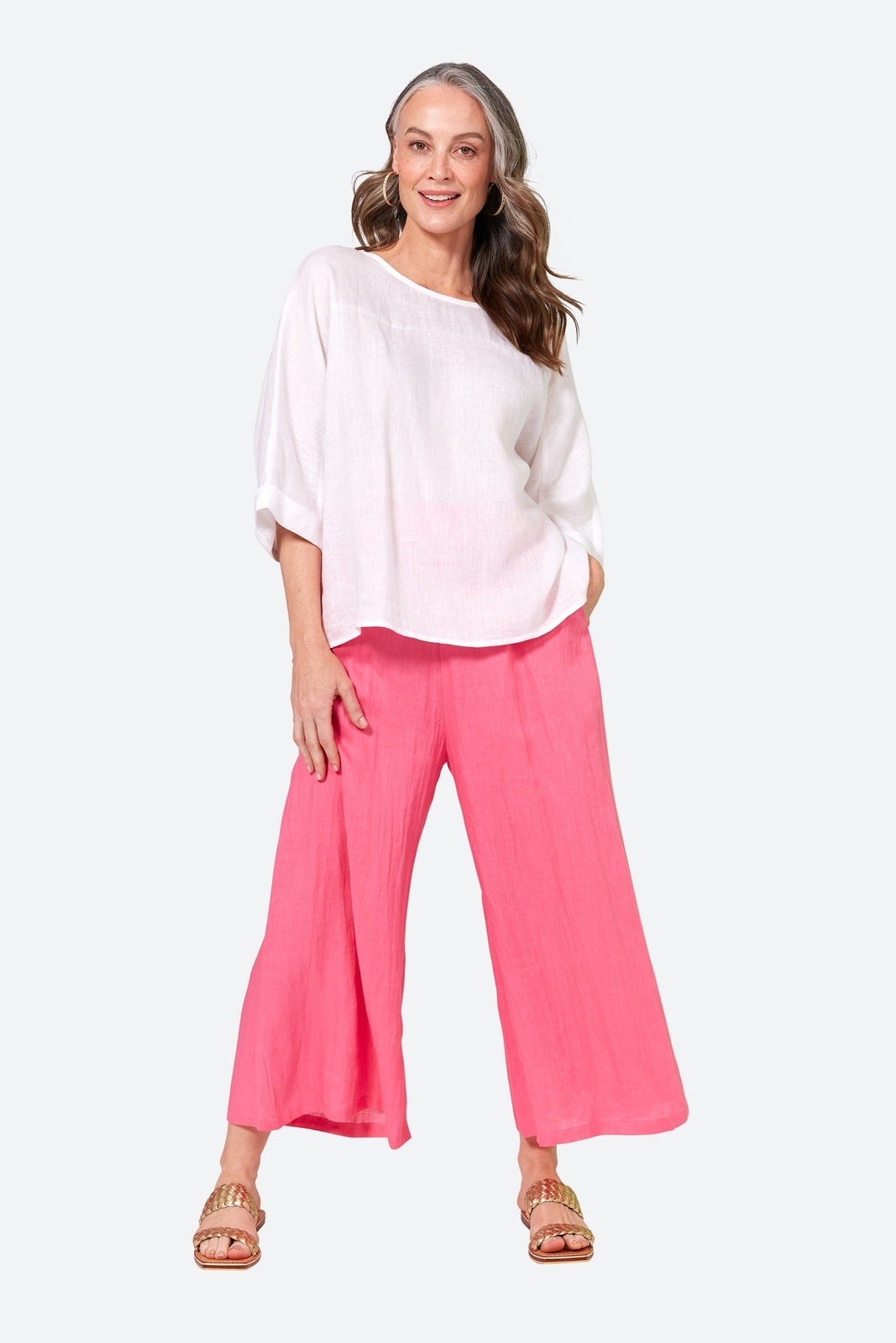 Eb & Ive Studio Relaxed Top Salt OS