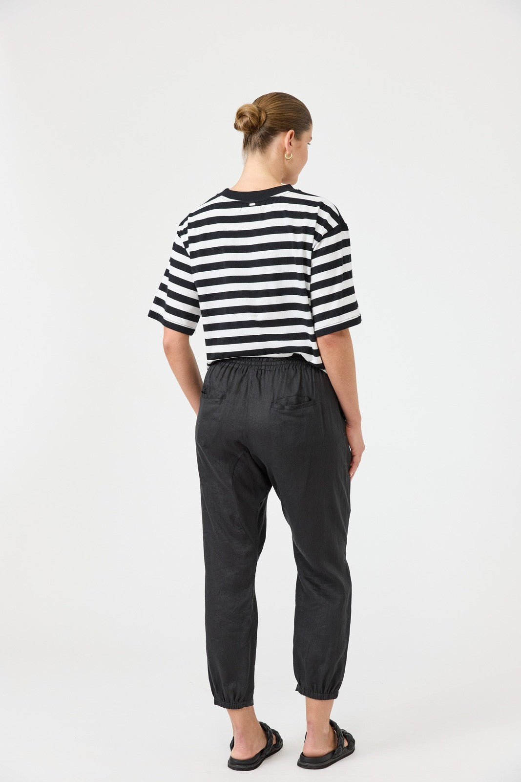 Eb & Ive Studio Stripe T-shirt Ebony