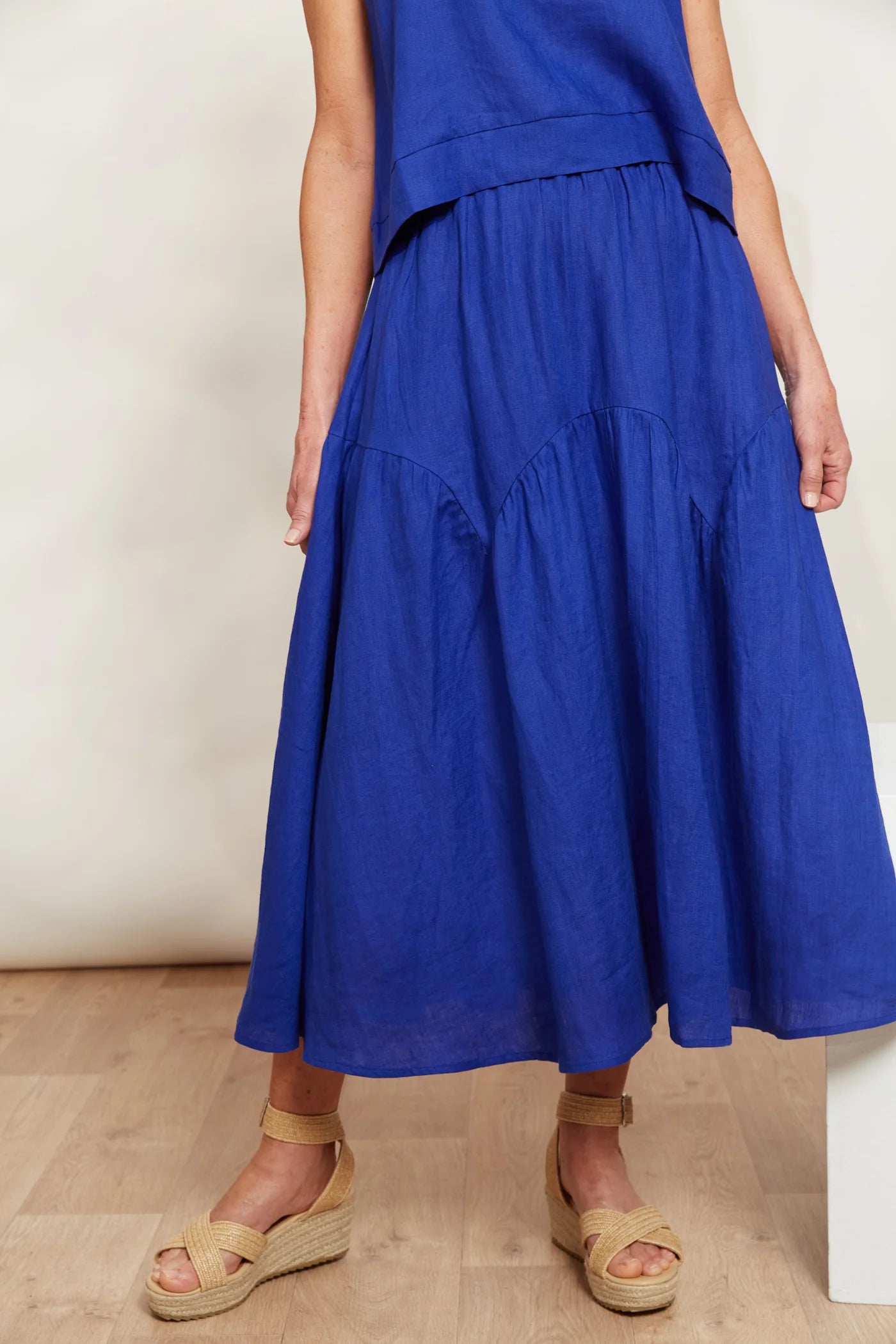 Eb & Ive Halcyon Skirt Cobalt