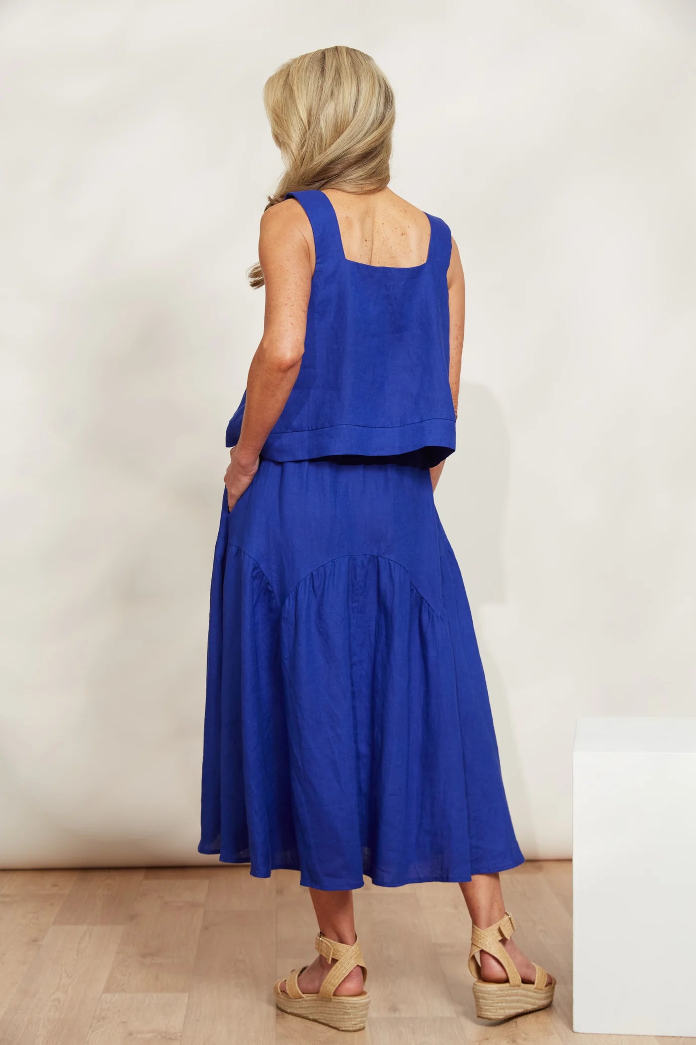 Eb & Ive Halcyon Skirt Cobalt