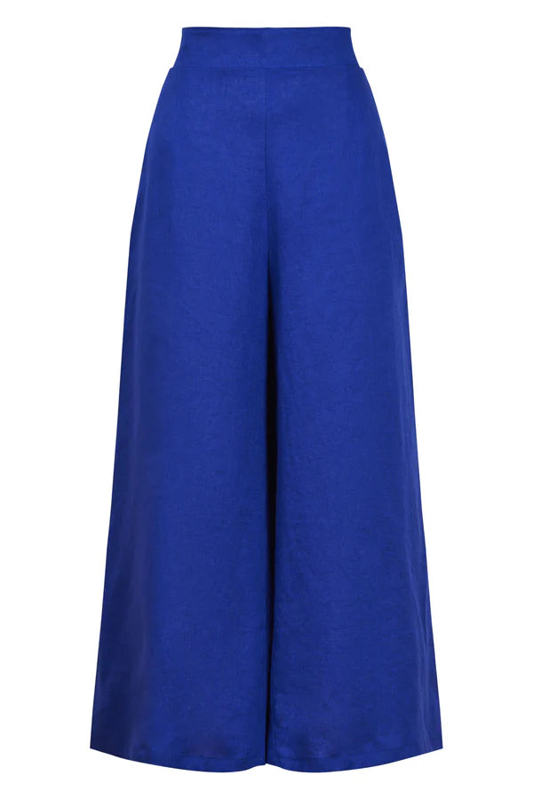 Eb & Ive Halcyon Crop Pant Cobalt