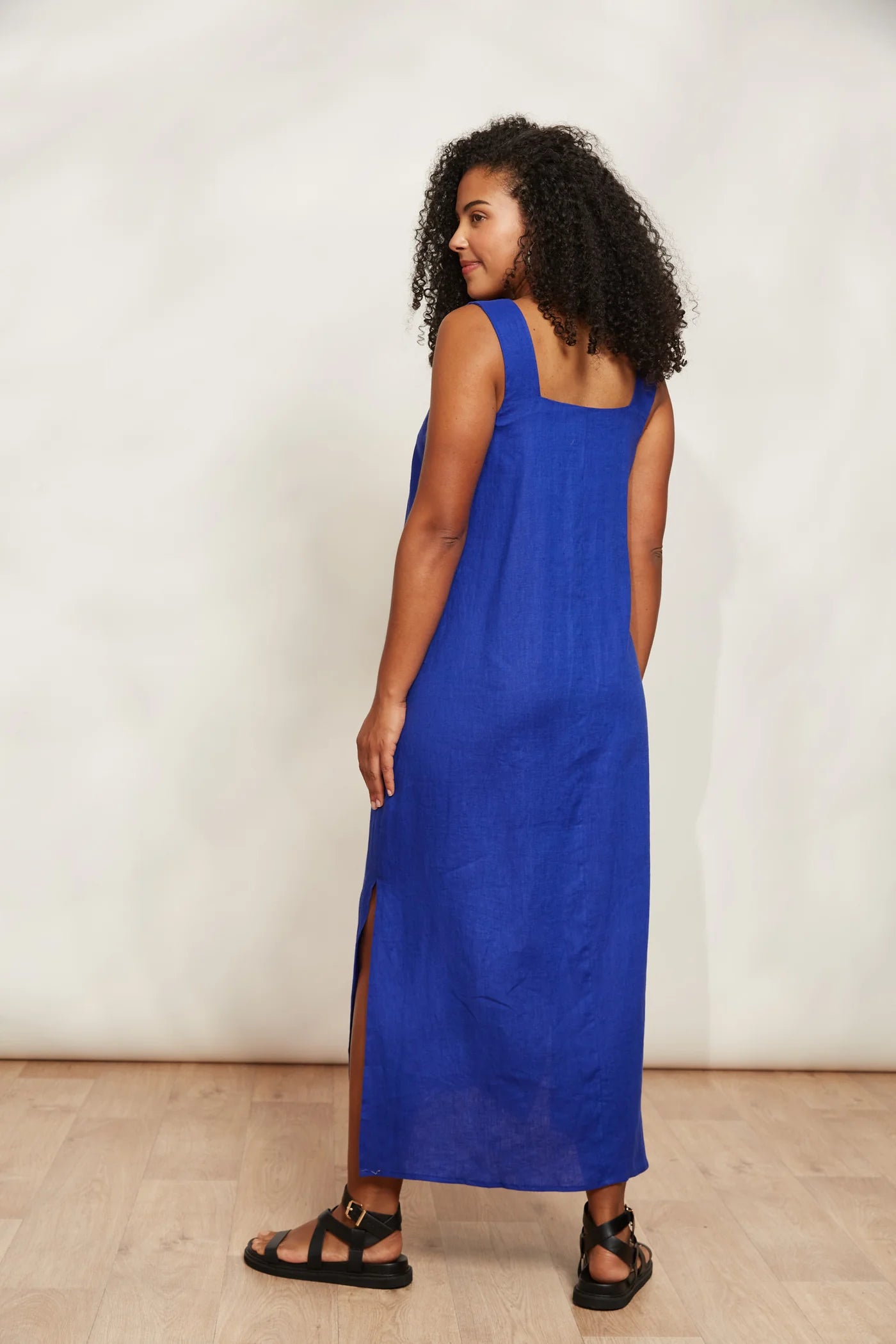 Eb & Ive Halcyon Tank Dress Cobalt