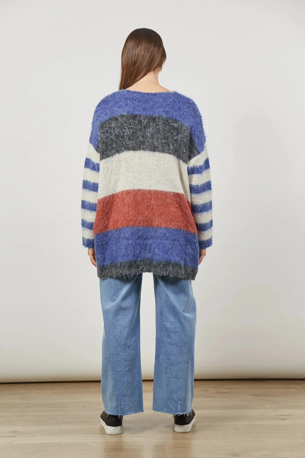 Isle of Mine Serene Stripe Jumper Azure OS